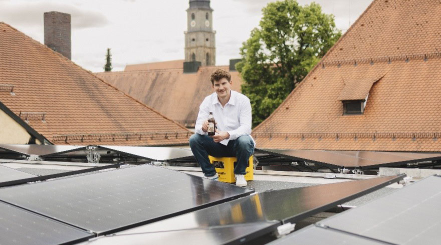 Solarpanels auf dem Dach